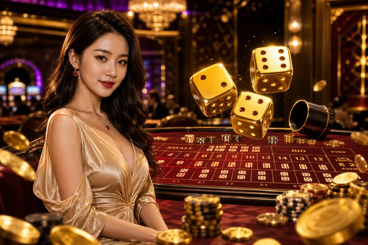 psy777 Casino meja live baccarat dealer